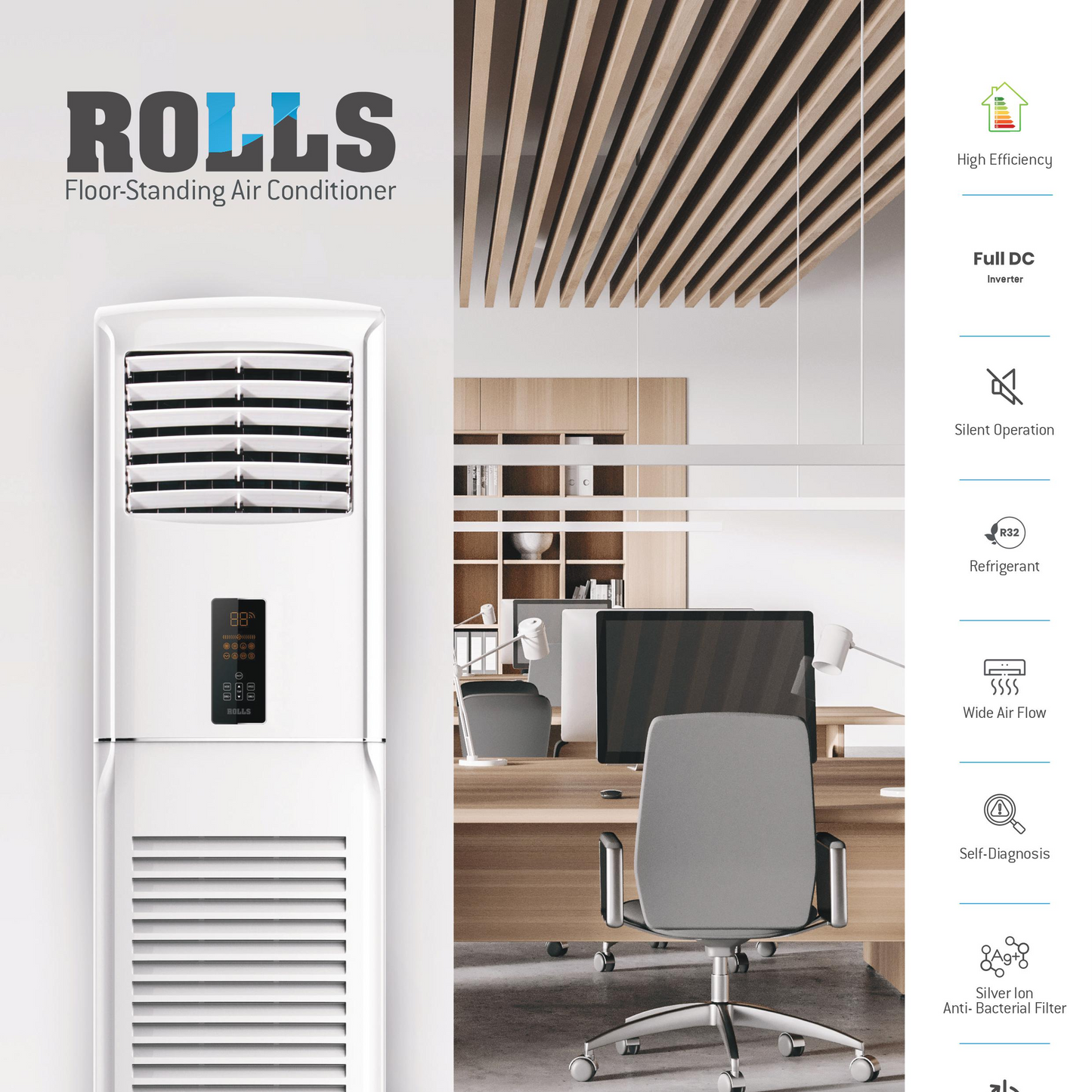 Rolls Floor Standing Air Conditioner